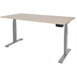Bureau Dextro plus chêne Lindberg 25mm aluminium 200 x 80 cm