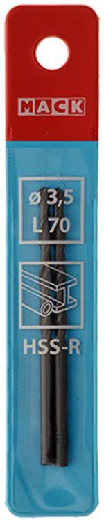 Mack 1018180 - foret universel hss r ø 3,5 x 70 mm 2 pcs | 5 pièces