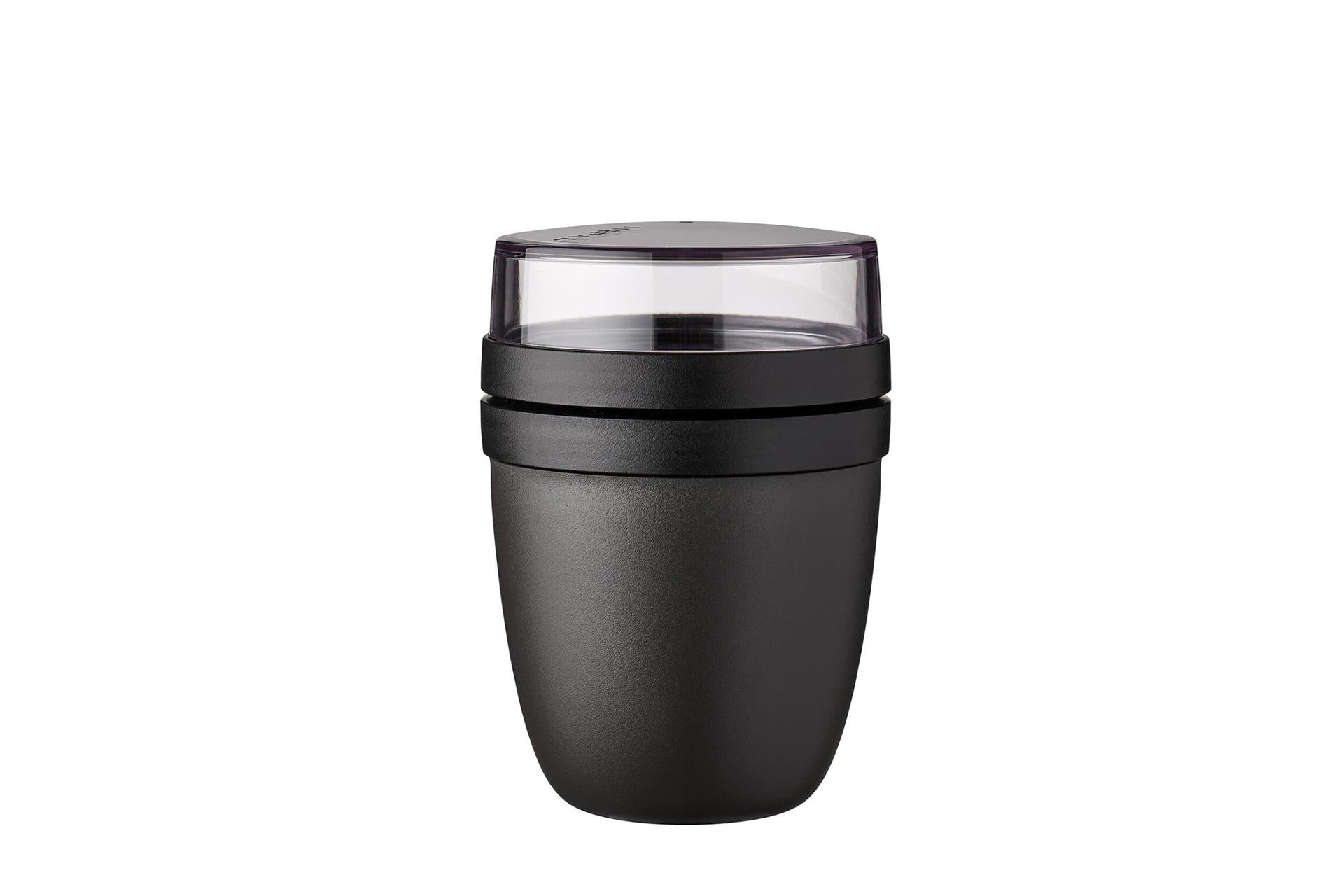 Mépal Lunchpot Ellipse Nordic Black 500 + 200 ml