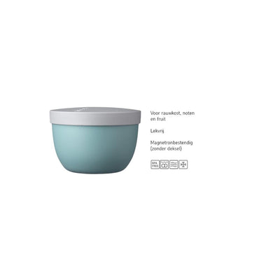 Mepal pot snack ellipse 350ml bleu vif