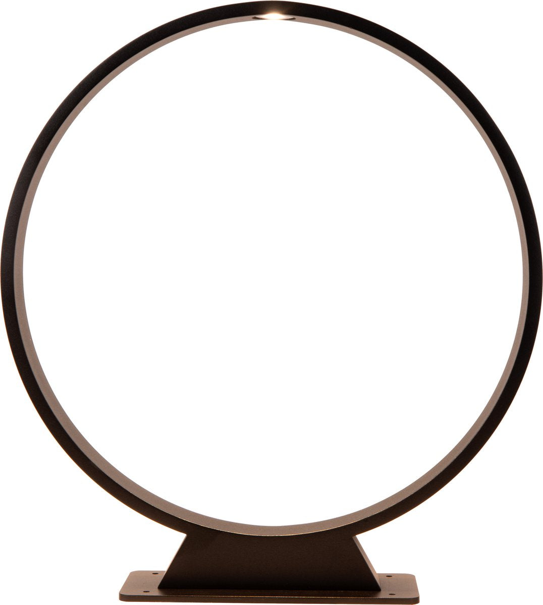 Lucide jerel - lampe sur pied - ø 40 cm - led - 1x5w 3000k - ip54 - noir
