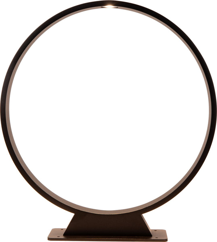 Lucide jerel - lampe sur pied - ø 40 cm - led - 1x5w 3000k - ip54 - noir