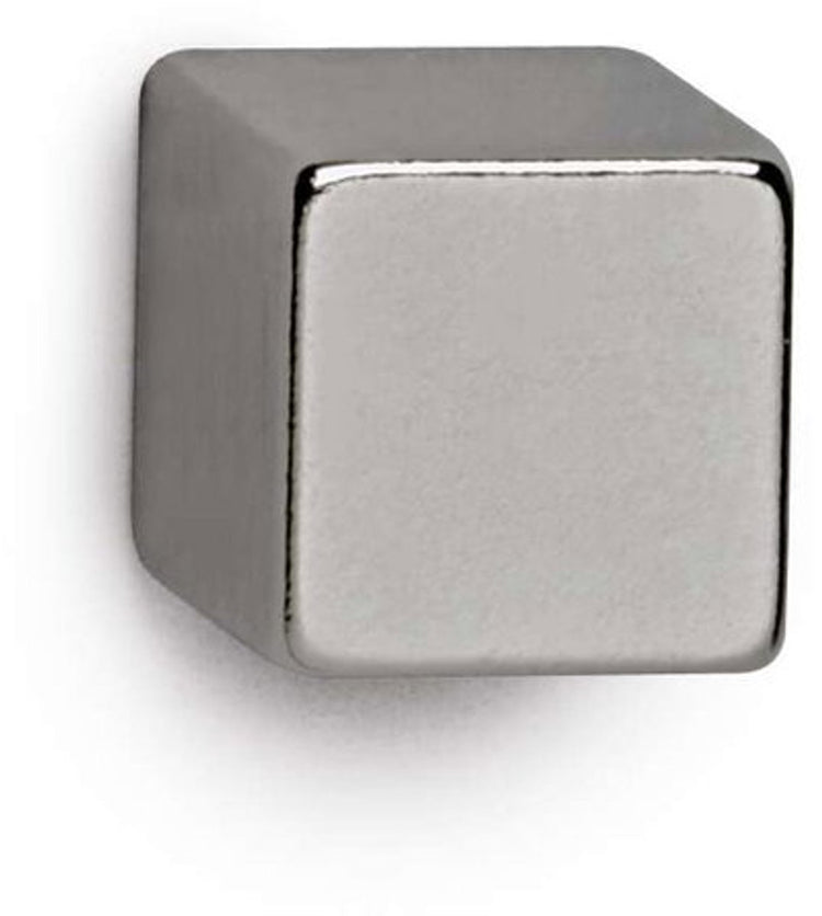 Maul cube magnétique 4 pièces 3,8 kg acier métal néodyme 1 x 1 x 1 cm argent