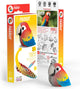 Puzzle 3D Eugy - perroquet - oiseaux - durable - collectionnez-les tous - 6 ans