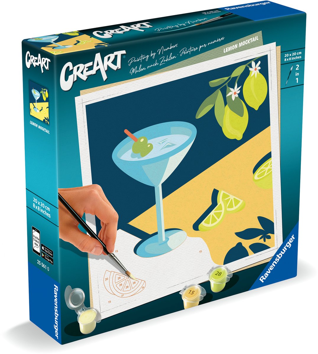 Peinture créative par numéro Ravensburger - citron