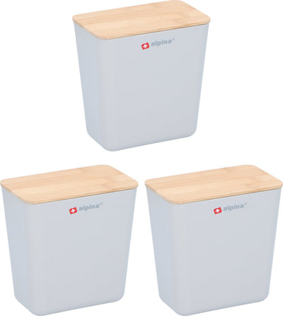 Ensemble de conteneurs de conservation Alpina 3 pièces - conteneurs pour aliments frais 1l - conteneurs de stockage en plastique