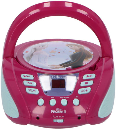Lecteur CD Bluetooth La Reine des Neiges Lexibook Disney avec éclairage