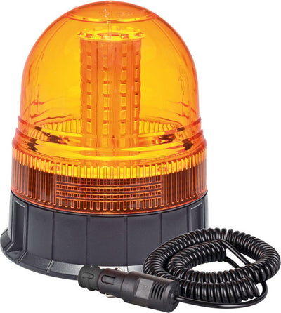 Amio Feu clignotant stroboscopique LED Lampe d'avertissement W09M Mag 3 Boulon ECE R10 80LED 12 24V IP56 Orange