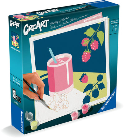 Peinture créative par numéro Ravensburger - framboise