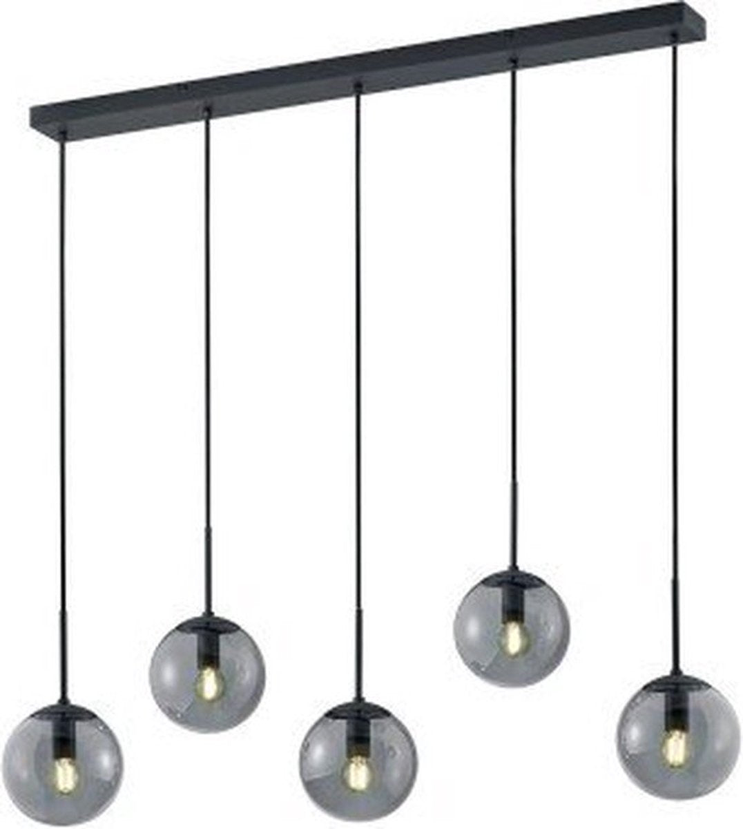 Trio balini - lampe suspendue - anthracite - excl. 5x e14 28w