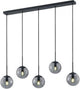 Trio balini - lampe suspendue - anthracite - excl. 5x e14 28w