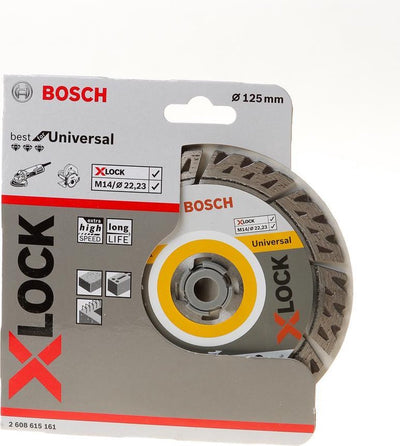 Disque à tronçonner diamanté multimatériaux x-lock Bosch Accessories Expert 125 x 22,23 x 2,4 x 12 mm - 1 pièce(s) - 2608900670