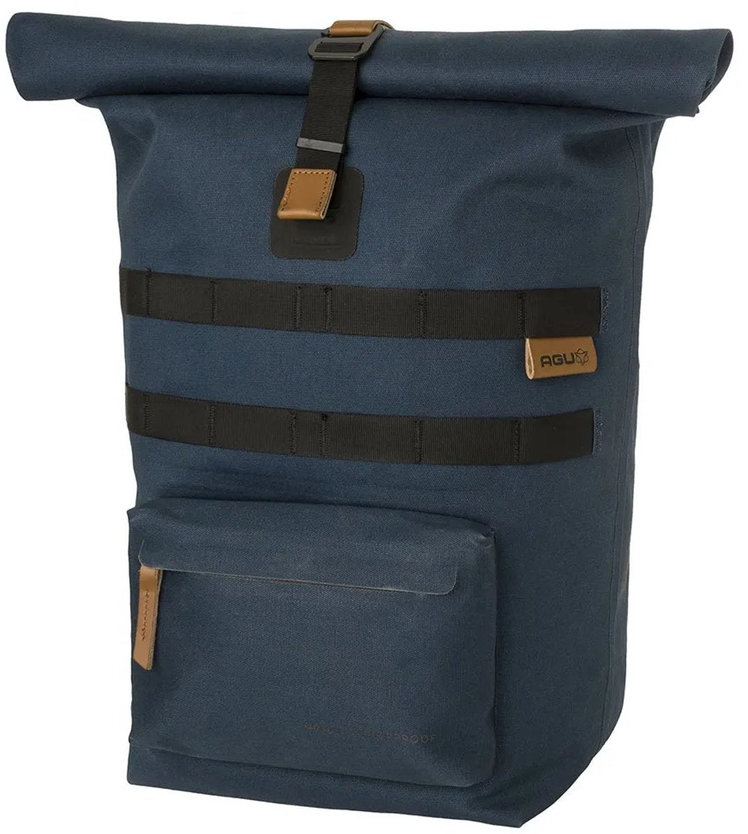Sacoche de vélo simple Agu convoy urban click'ngo acier bleu