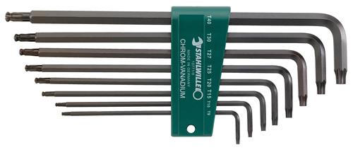 Stahlwille jeu de clés hexagonales Torx longues + boule