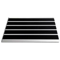 Tapis d'entrée ligne professionnelle double anthracite, aluminium