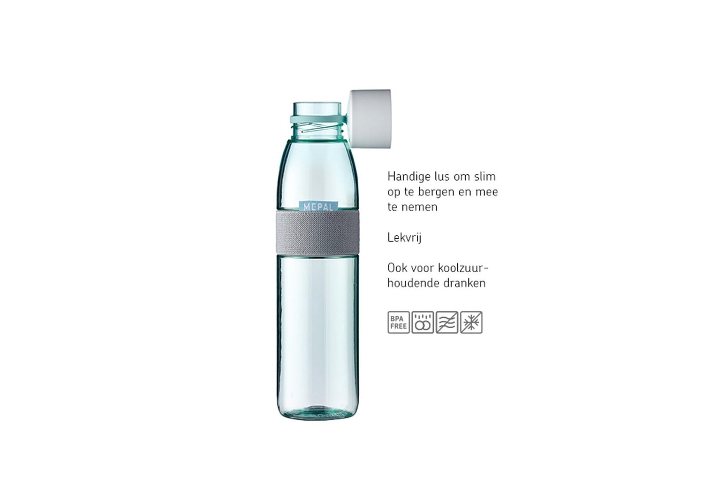 Mepal Water Bottle Ellipse 700 ml nordique noir