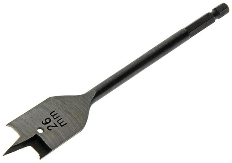 Mack 1018254 - foret à bois plat DIN 7487 ø 26,0 x 160 mm | 5 pièces