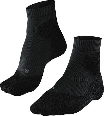 Falke ru trail chaussettes de course en matériau fonctionnel anti-ampoules femme noir - taille 35-36