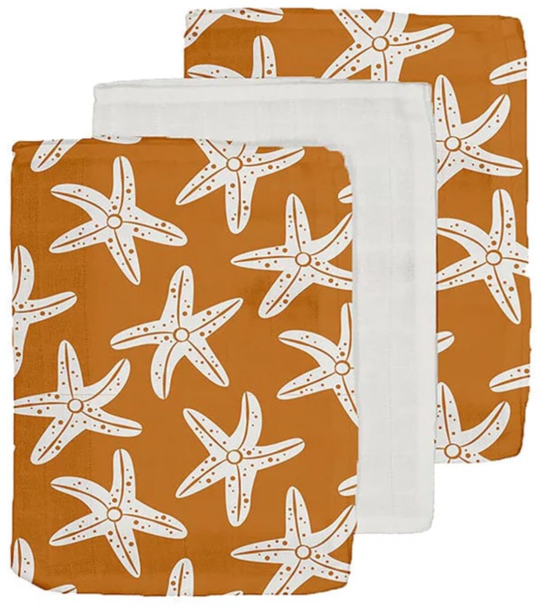 SEASTAR | Handois de lavage hydrophile orange - 3 pièces