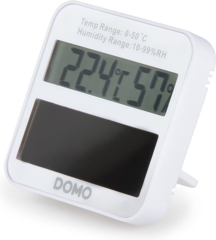 Hygromètre Domo do3101 - station météo - humidimètre - thermomètre intérieur - blanc