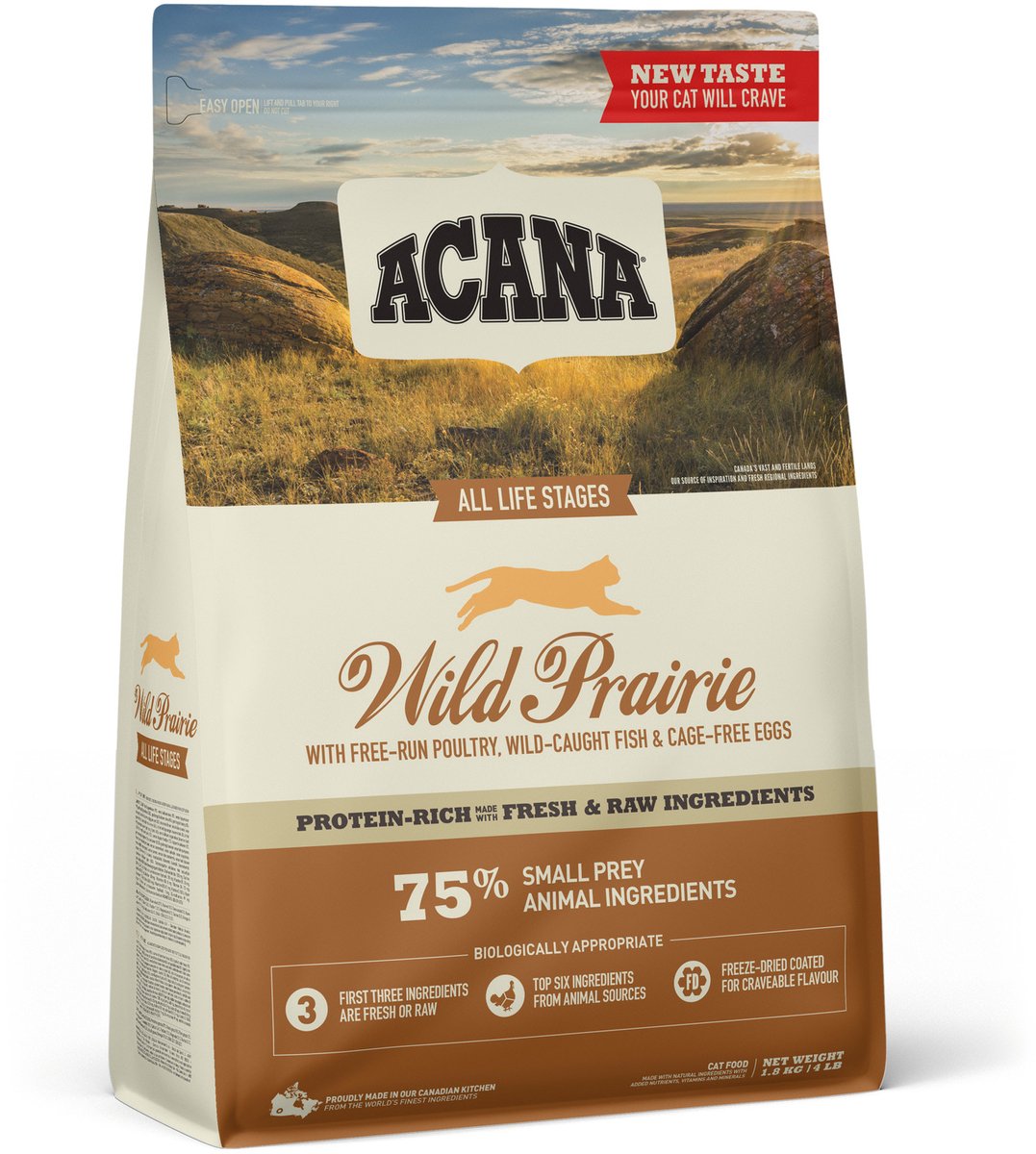 Prairie sauvage du chat acana