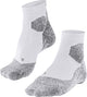 Falke ru trail chaussettes de course en matériau fonctionnel anti-ampoules femme blanc - taille 37-38