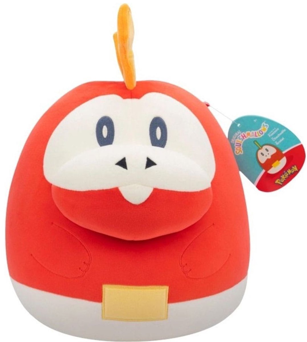 Squishmallows pokemon - peluche jumbo 50cm fuecoco