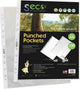 Dossier d'insertion Seco a4 - 11 trous - pp 50 microns - transparent - 50 pièces - respectueux de l'environnement - se-pp50 50