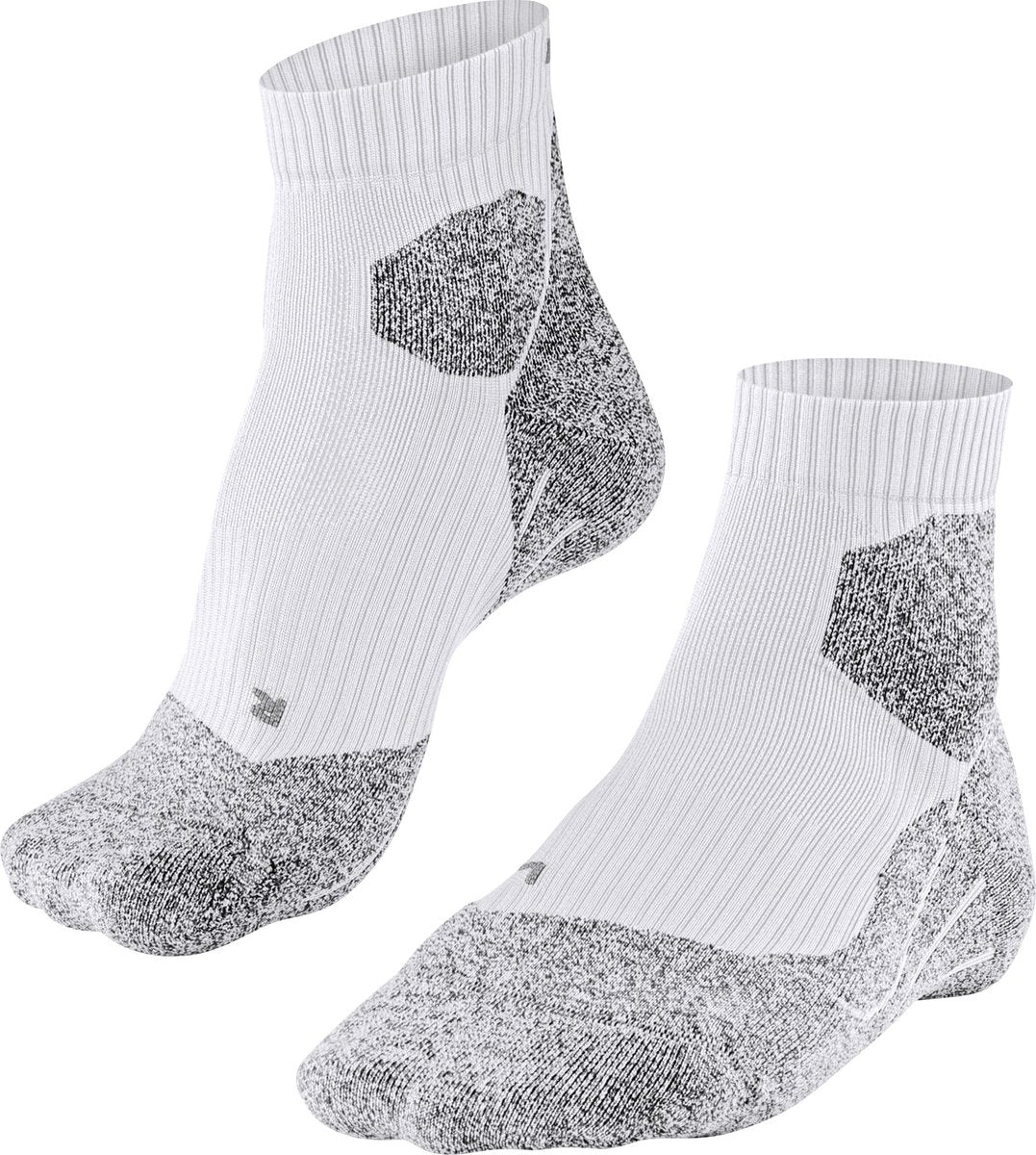 Falke ru trail anti-ampoules matériau fonctionnel chaussettes de course hommes blanc - taille 42-43