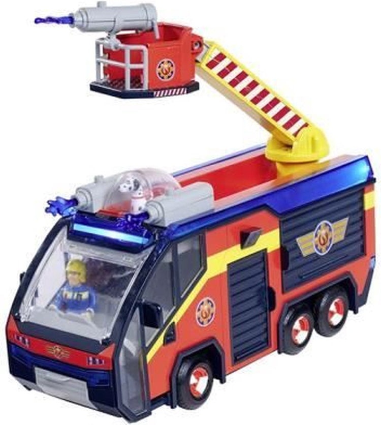 Sam le pompier Simba - camion de pompiers - Jupiter - 2 figurines - sons et lumières