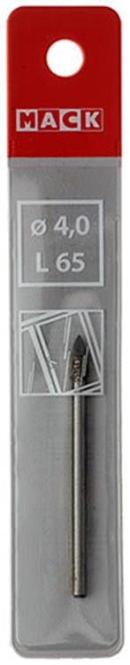 Mack 1018282 - foret pour carreaux de verre ø 4,0 x 65 mm | 5 pièces