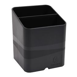 Boîte à crayons exacompta 677014d ecoblack noir