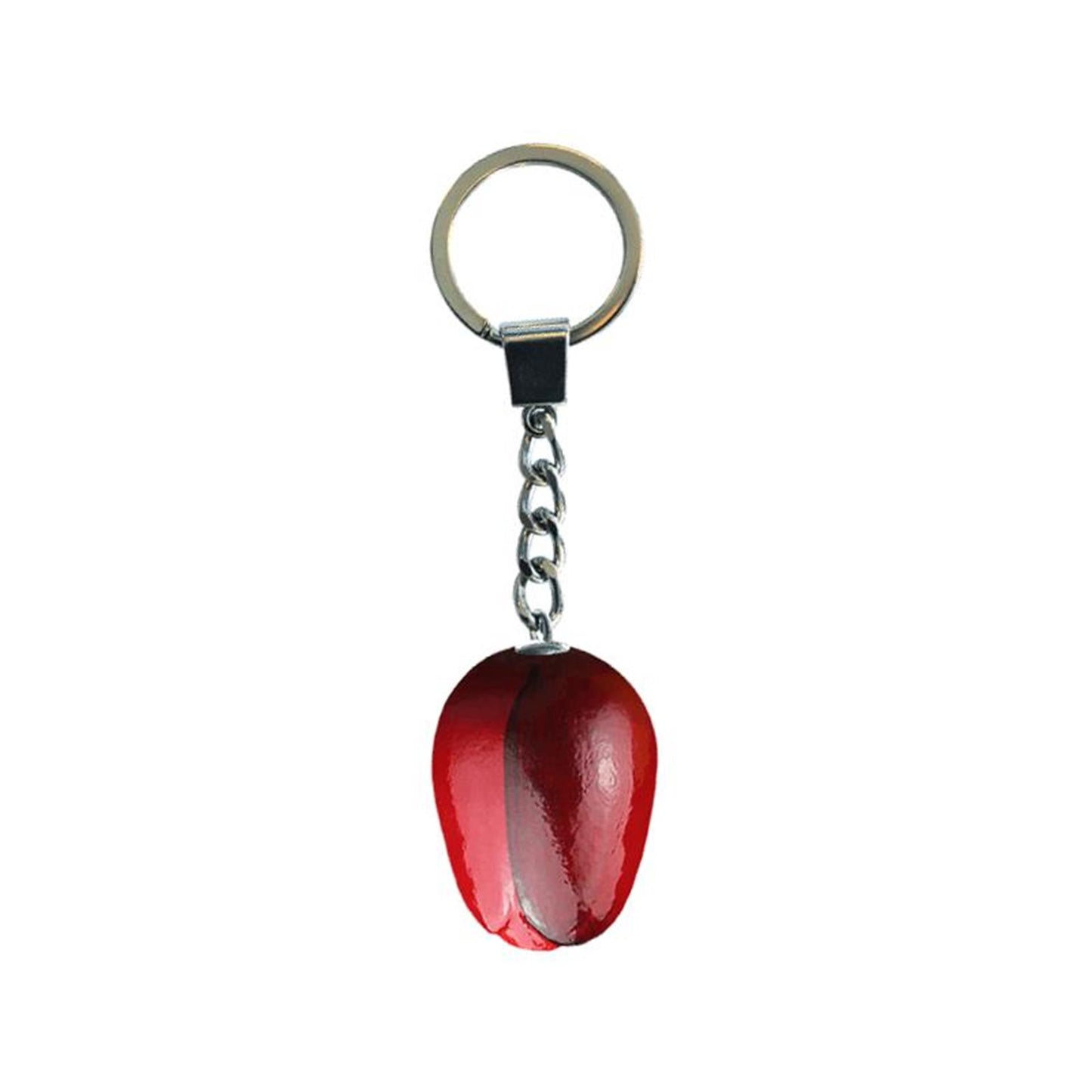 Porte-clés tulipe rouge aubergine 3,5cm