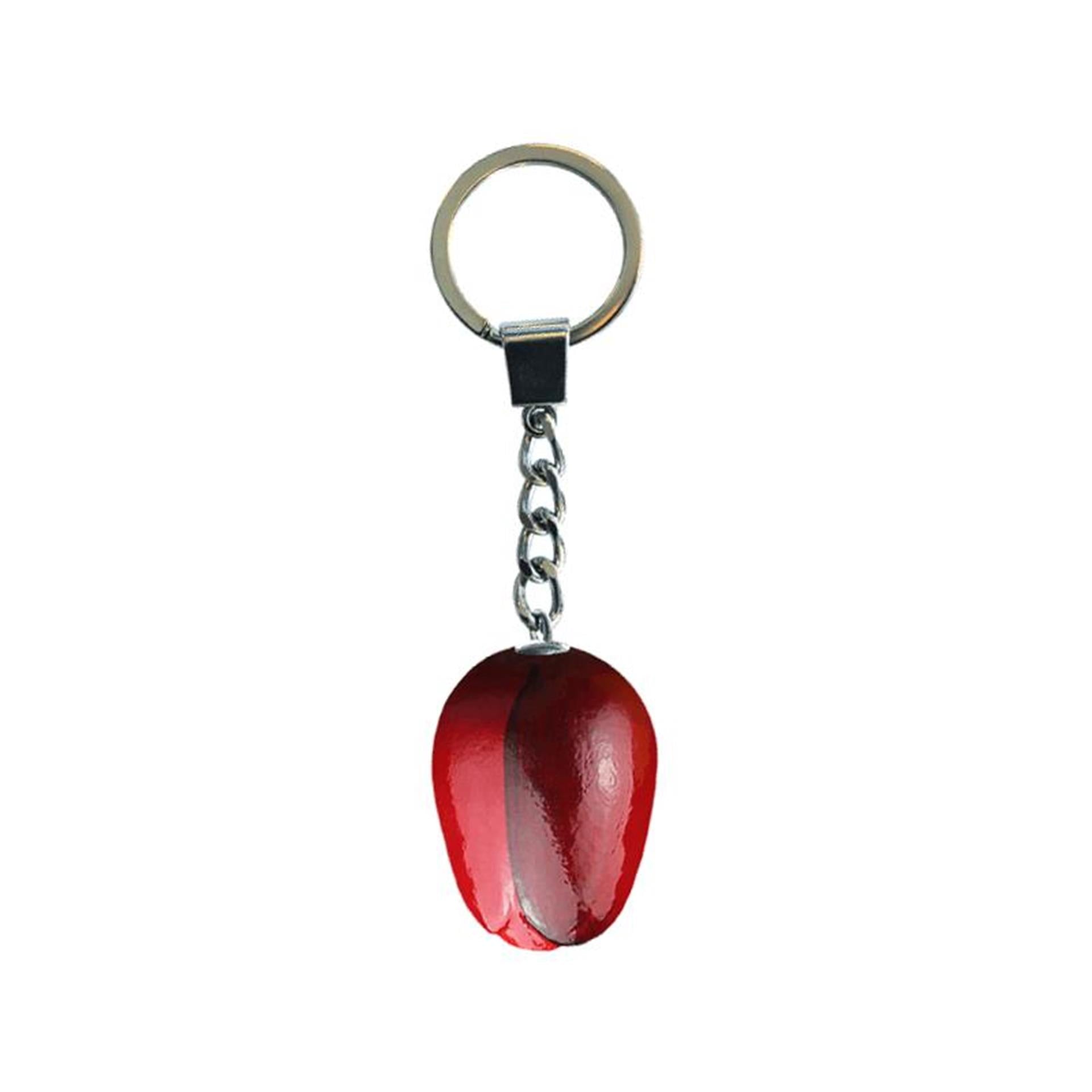 Porte-clés tulipe rouge aubergine 3,5cm