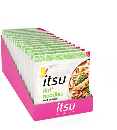 Nouilles plates Itsu prêtes à l'emploi 15 x 150 grammes