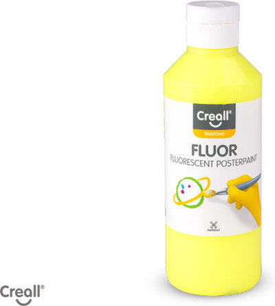 Creall gouache fluo jaune - uni