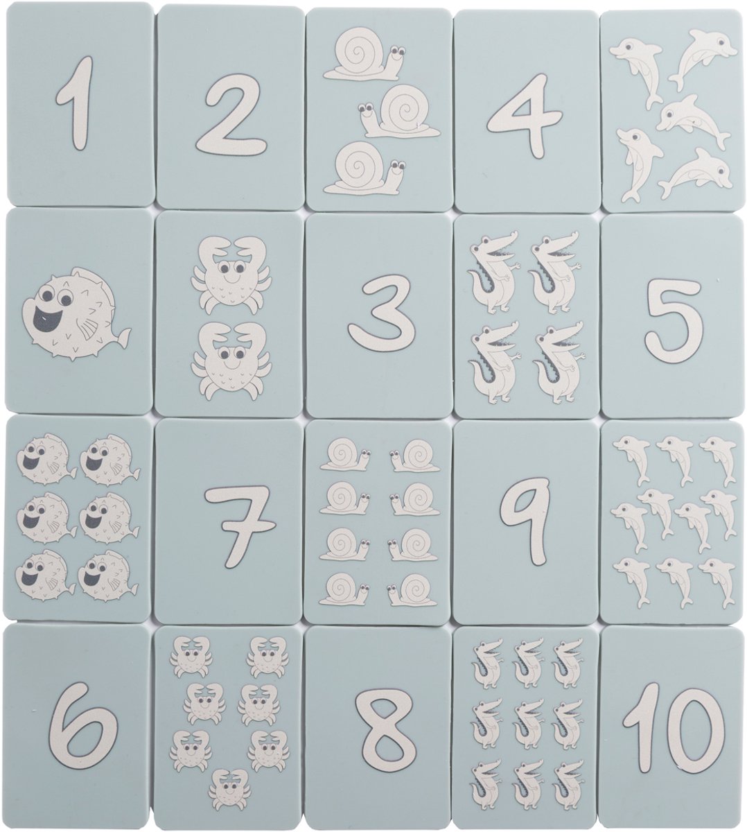Cartes à jouer Scrunch - bleues - pliables - recyclables