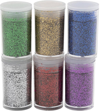 Creativ company bio sparkles, différentes couleurs, 6x7 ml 1 boîte