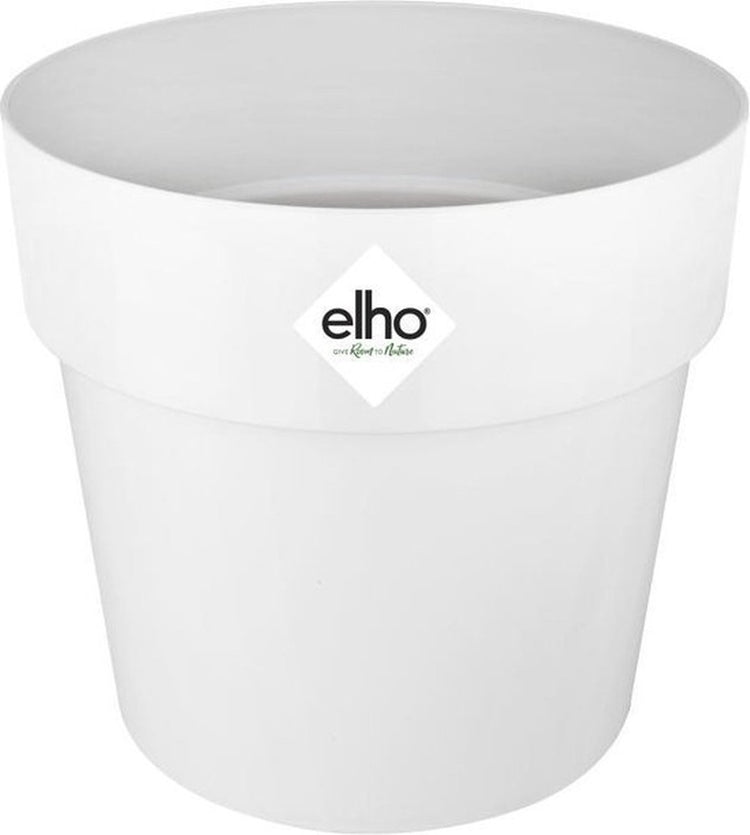 Elho b.for original round 30 - pot de fleur d'intérieur - 100% plastique recyclé - ø 29,5 x h 27,3 cm - blanc