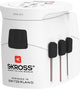 Skross - adaptateur de voyage - monde vers Europe - avec prise de terre (sans Suisse Italie) + 2xUSB 2400 mA
