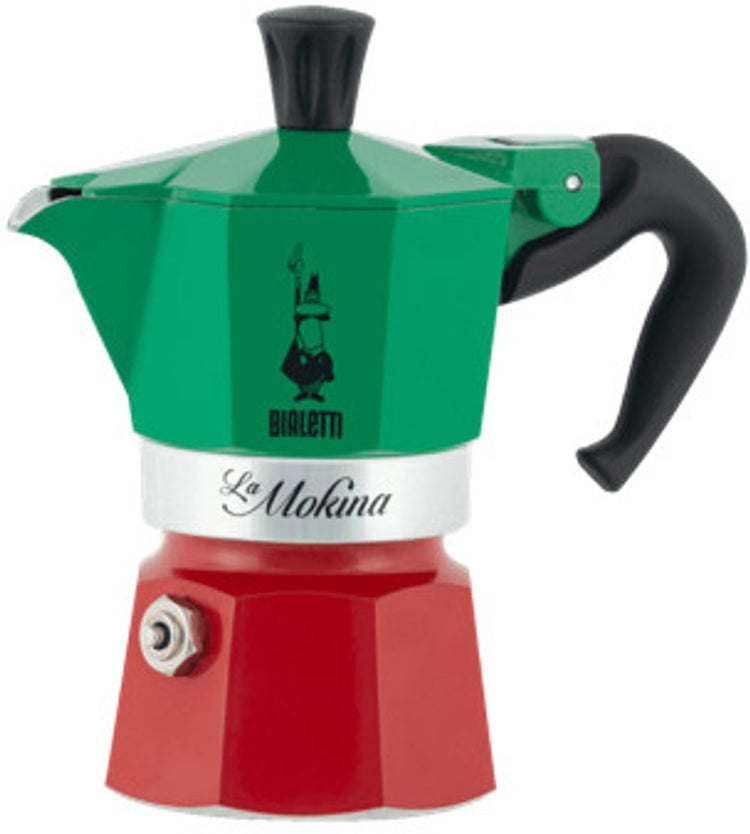 Bialetti - la mokina - percolateur - tricolore - 1 expresso