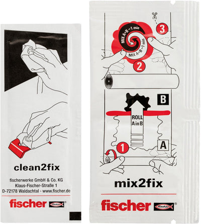 Adhésif de salle de bain multipack Fischer gow (4 pièces) - 570404