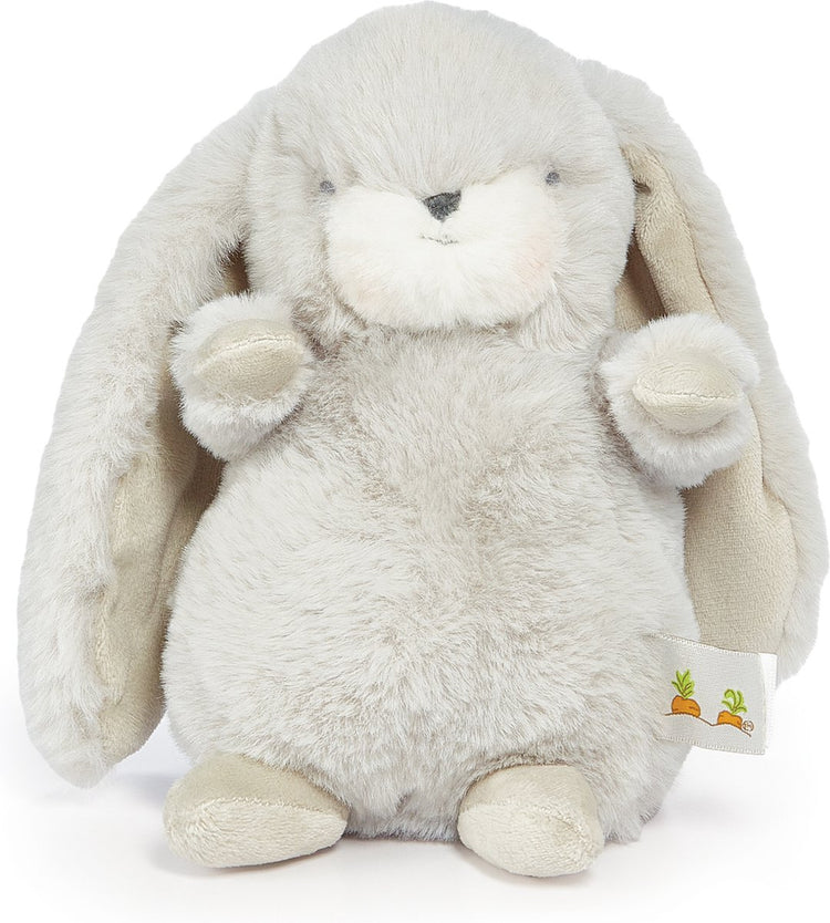 Bunnies by the bay grignoter lapin - peluche - détails brodés - s - 20 cm - gris