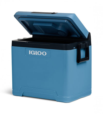 Glacière Igloo ie42 - 42l - connexions AC et DC - 20°c en dessous de la température ambiante - eco - bleue