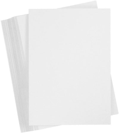 Carton coloré Creativ company, a6, feuille 105x148 mm, 250 gr, blanc, 100 feuilles 1 boîte