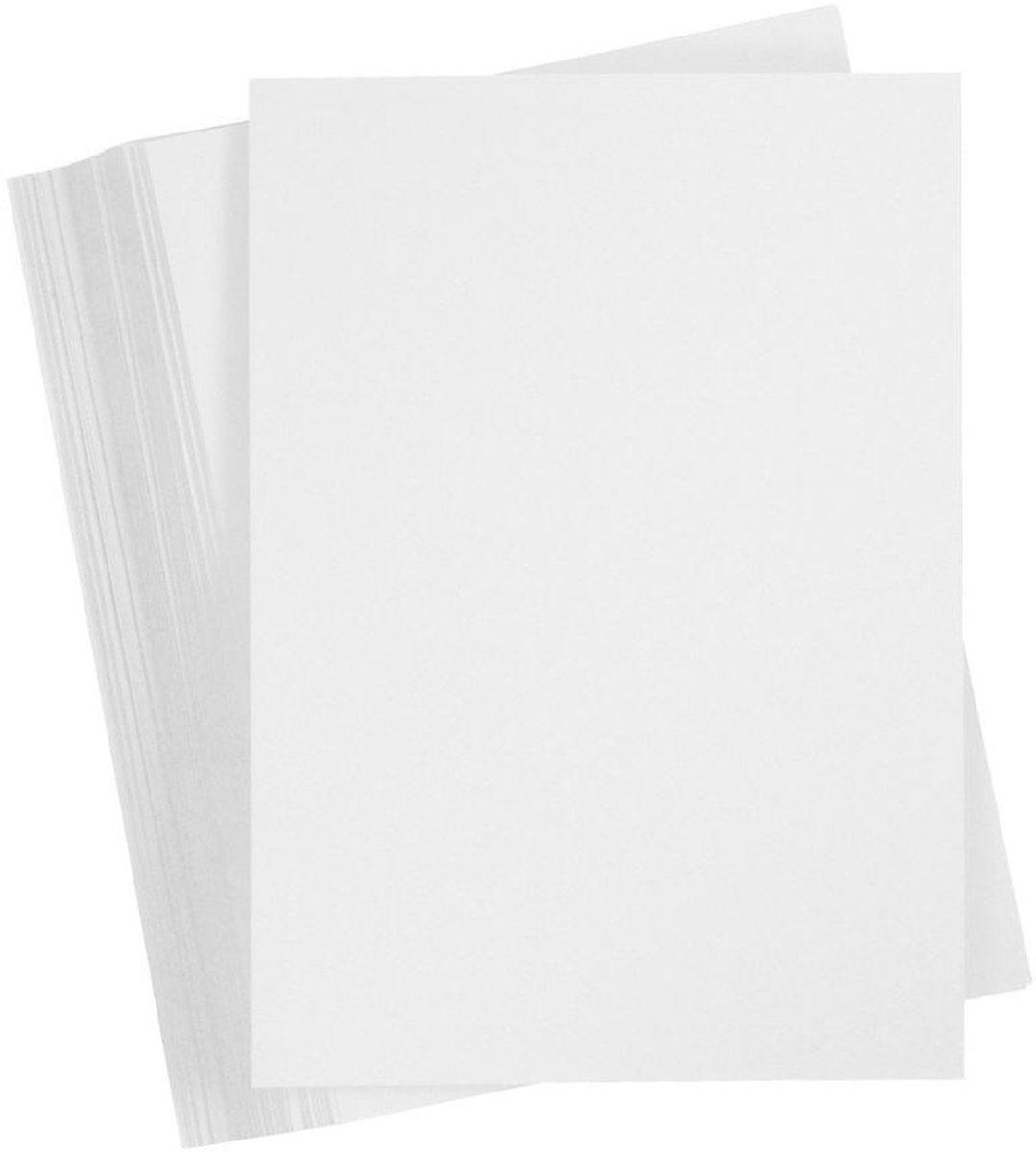 Carton coloré Creativ company, a6, feuille 105x148 mm, 250 gr, blanc, 100 feuilles 1 boîte