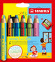 Duo Stabilo Woody 3in1 avec un crayon Sharper, 7dlg.