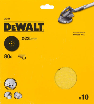 Dewalt dt3169 disque abrasif 225mm ve=10