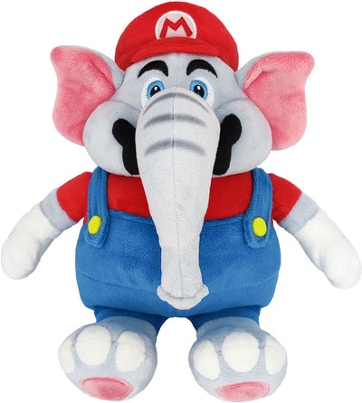 Togheter plus Super Mario Wonder - Mario éléphant - peluche 27 cm