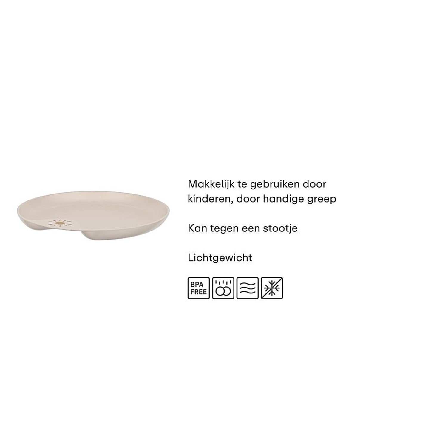 Assiette enfant Jardin féérique Mepal